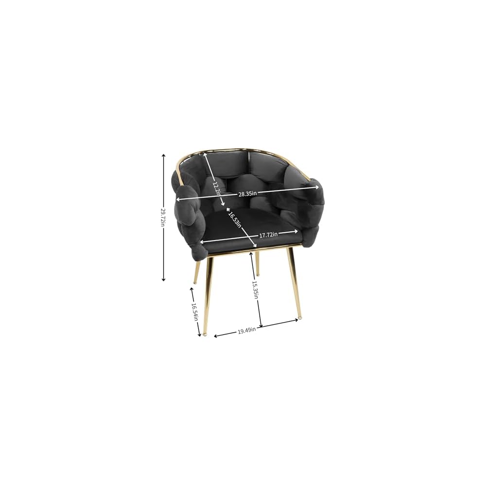 Lining Single Vanity Sofa Armchair for Living Waiting Room Office Antique Blue One Size Luxury Couch Accent Modern Comfy 1Velvet Upholstered Barrel Metal Chair Foot Soft