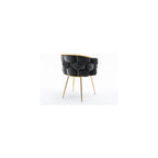 Lining Single Vanity Sofa Armchair for Living Waiting Room Office Antique Blue One Size Luxury Couch Accent Modern Comfy 1Velvet Upholstered Barrel Metal Chair Foot Soft