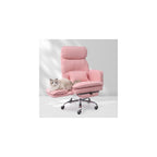 Wide Cross Legged Office Chair for Big and Tall with Footrest,Black
