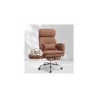 Wide Cross Legged Office Chair for Big and Tall with Footrest,Black