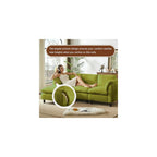 87 Inch Sectional Sofa Couch,L Shaped Couch with Chaise,Chenille Modular Sectional Sofa for Living Room.（Green）
