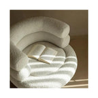 Scandinavian Modern Velvet Single Sofa Chair